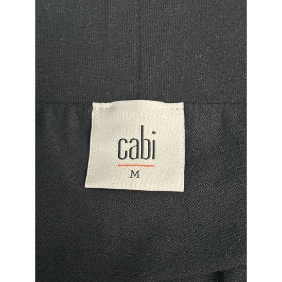 Cabi Womens Black & White Abstract Print Midi Skirt Size M Polyester Blend Elast - Picture 3 of 7